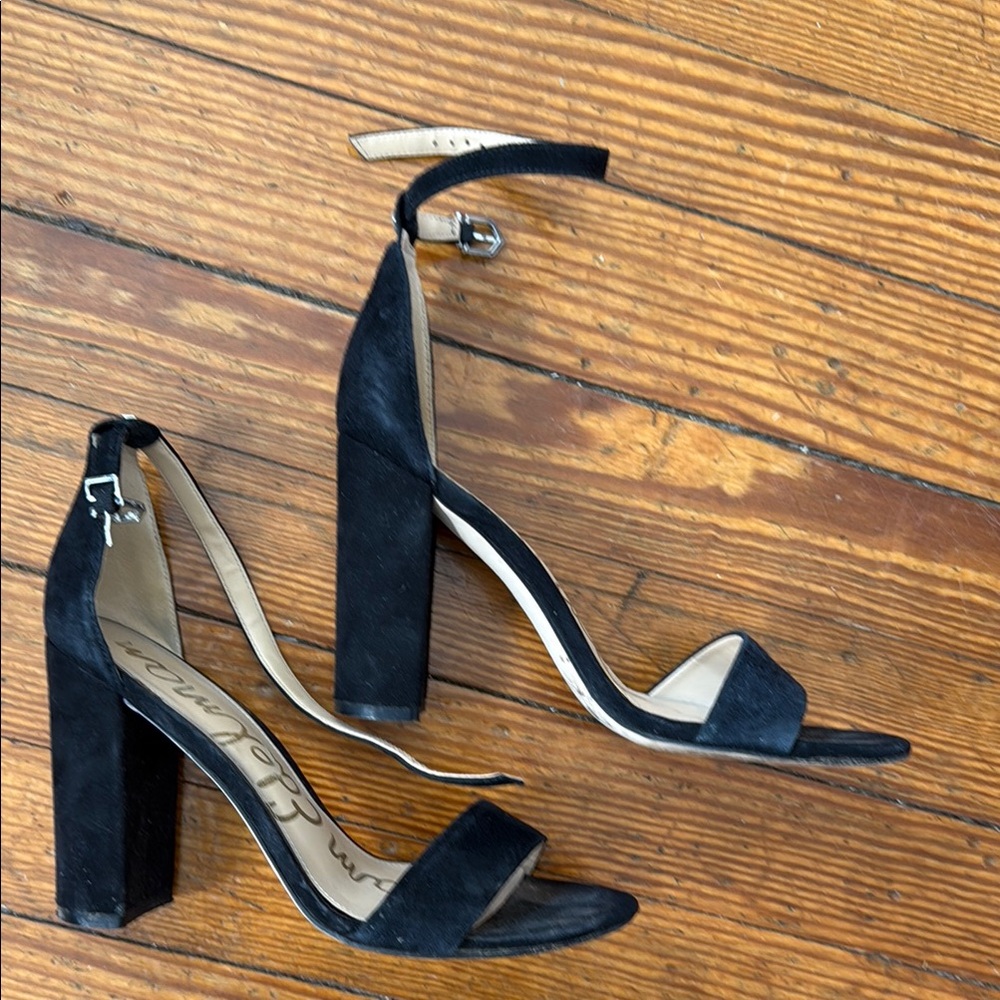 Sam Edelman Black Suede Women's Heels